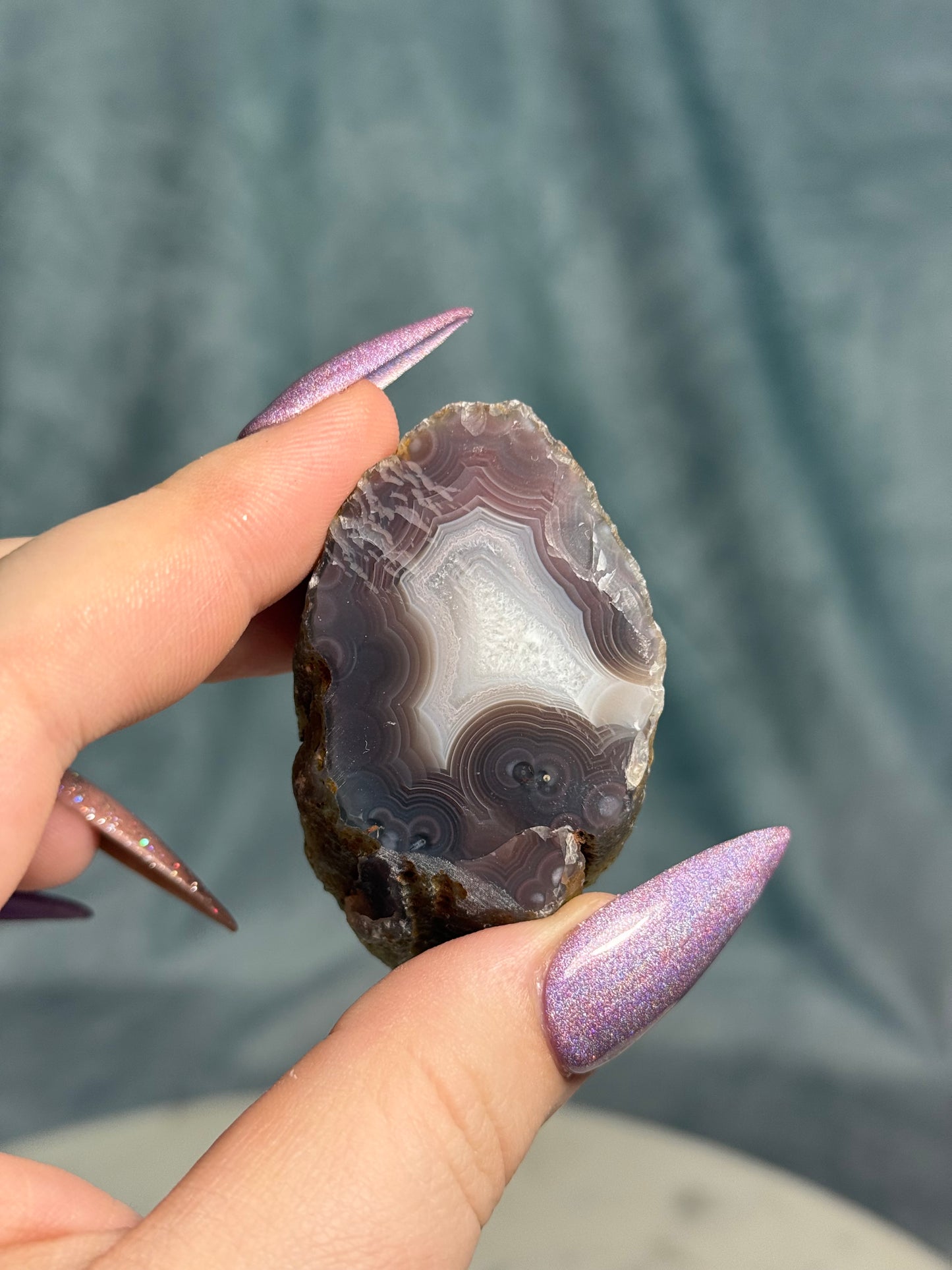 Agate slices.