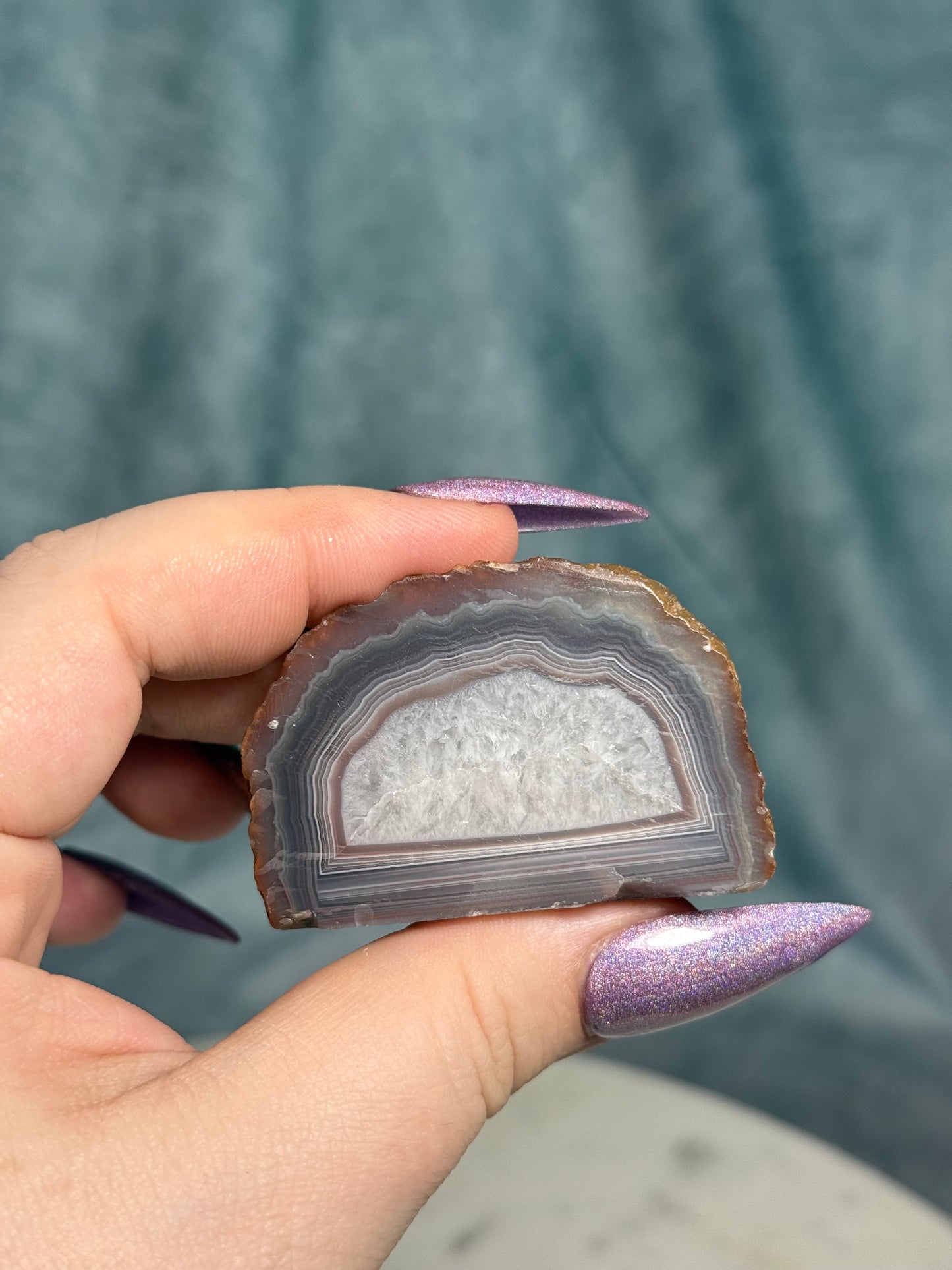 Agate slices.