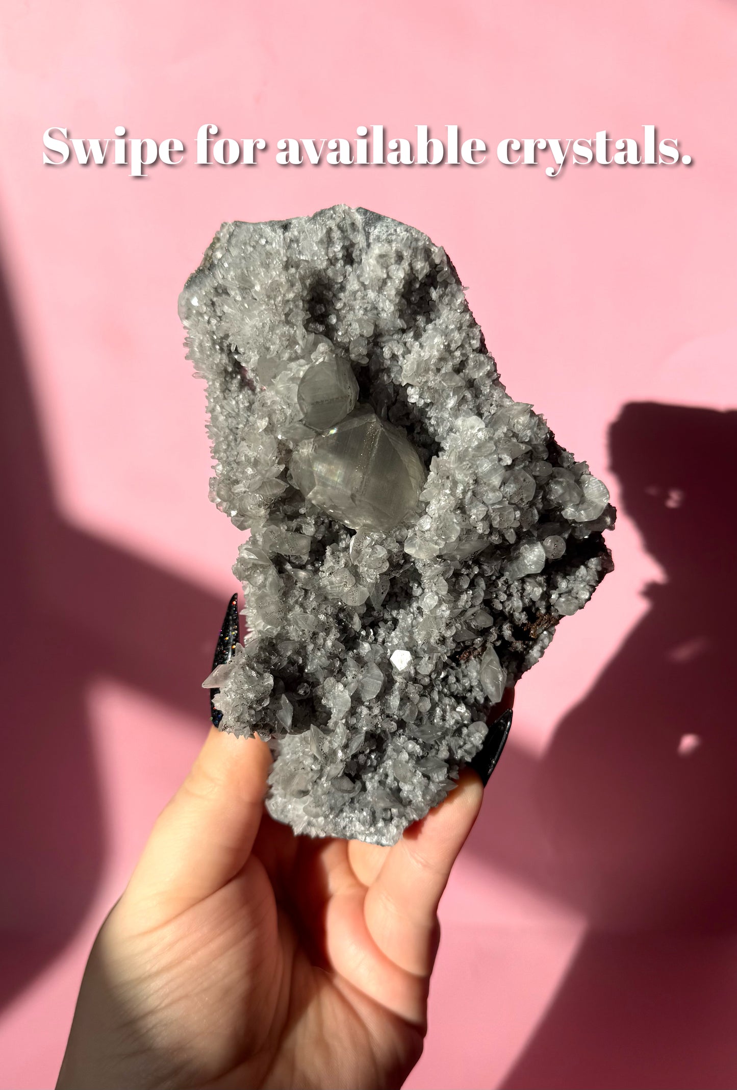 Reserved for figgyfairy77 Grey Benz calcite with chalcopyrite