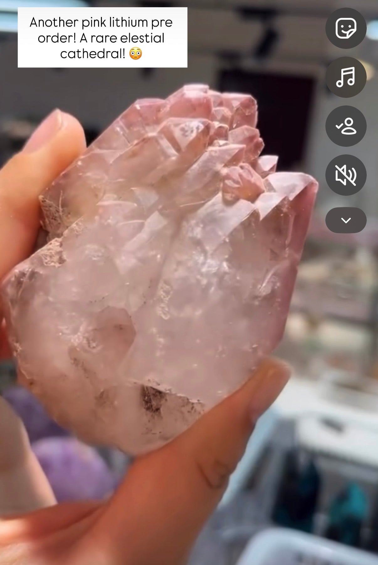 Pink lithium Elestial