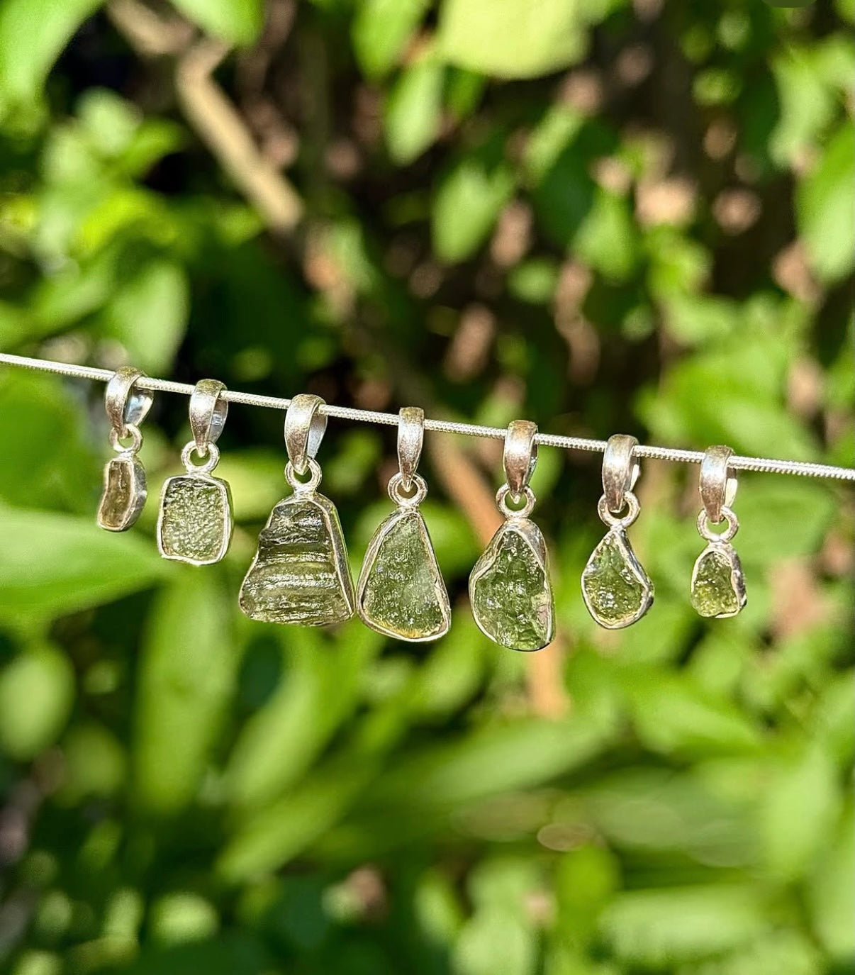 Moldavite necklace