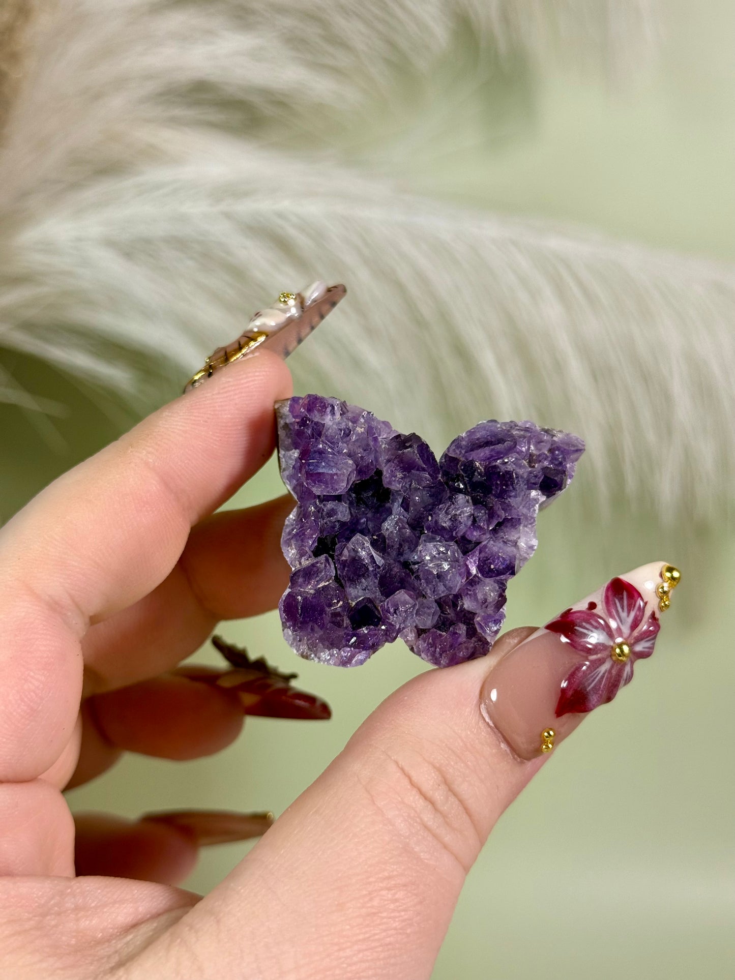 Amethyst butterfly.
