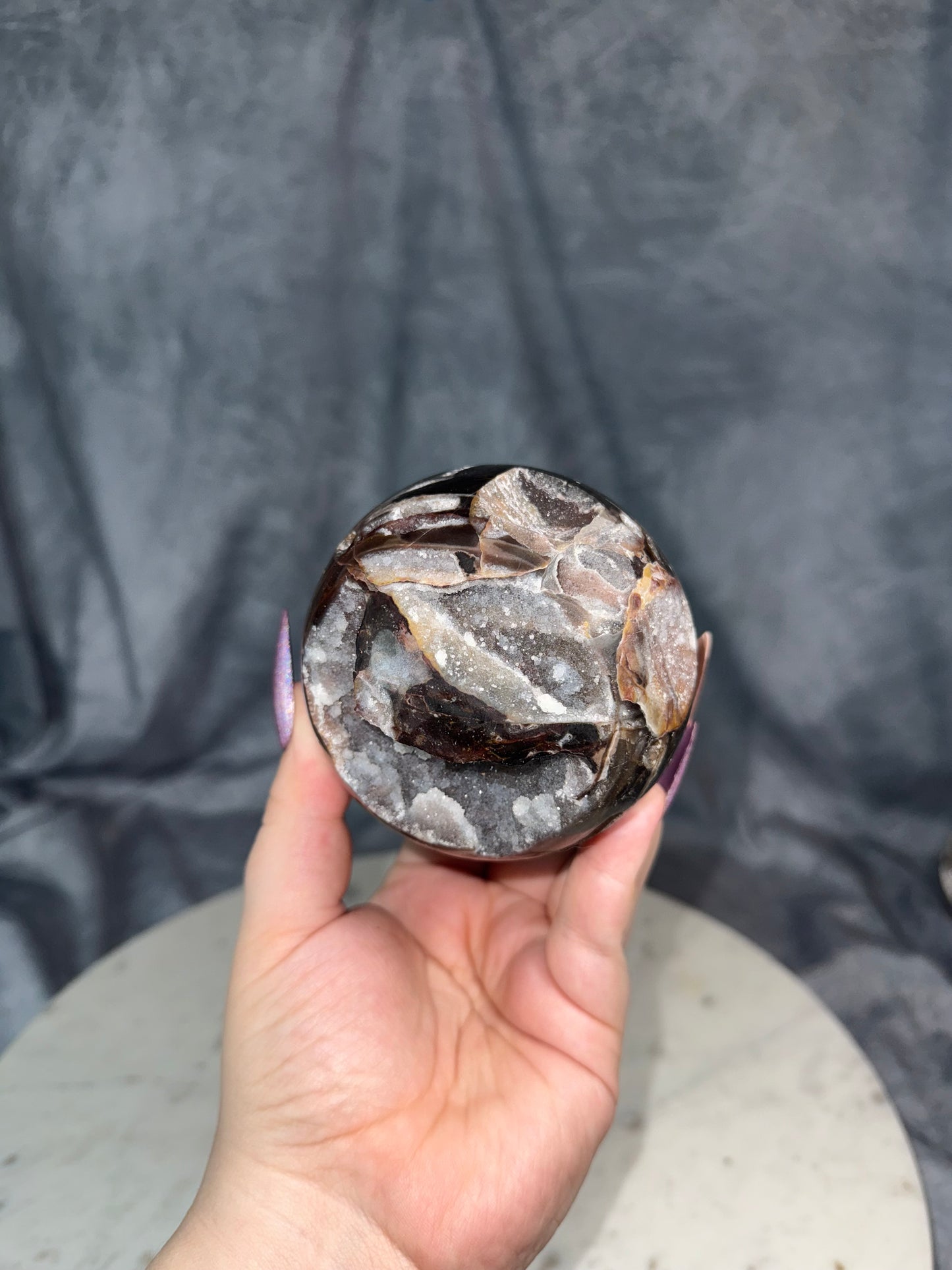 Druzy Sphalerite spheres. 🌚
