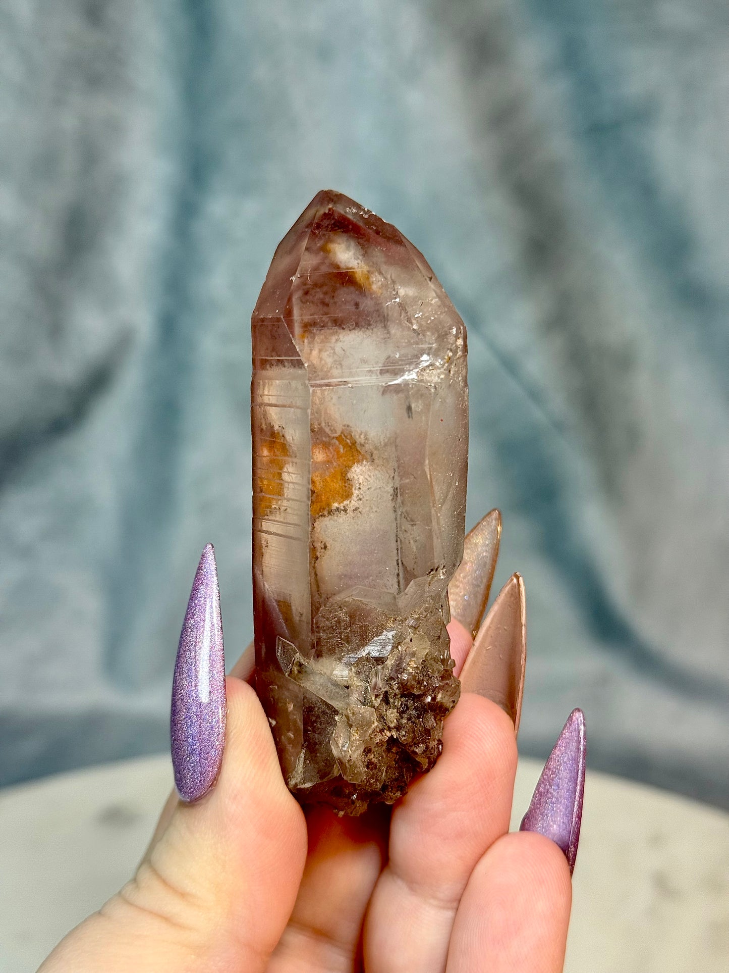 Old stock Pink Lithium Lemurian with keys & babies.