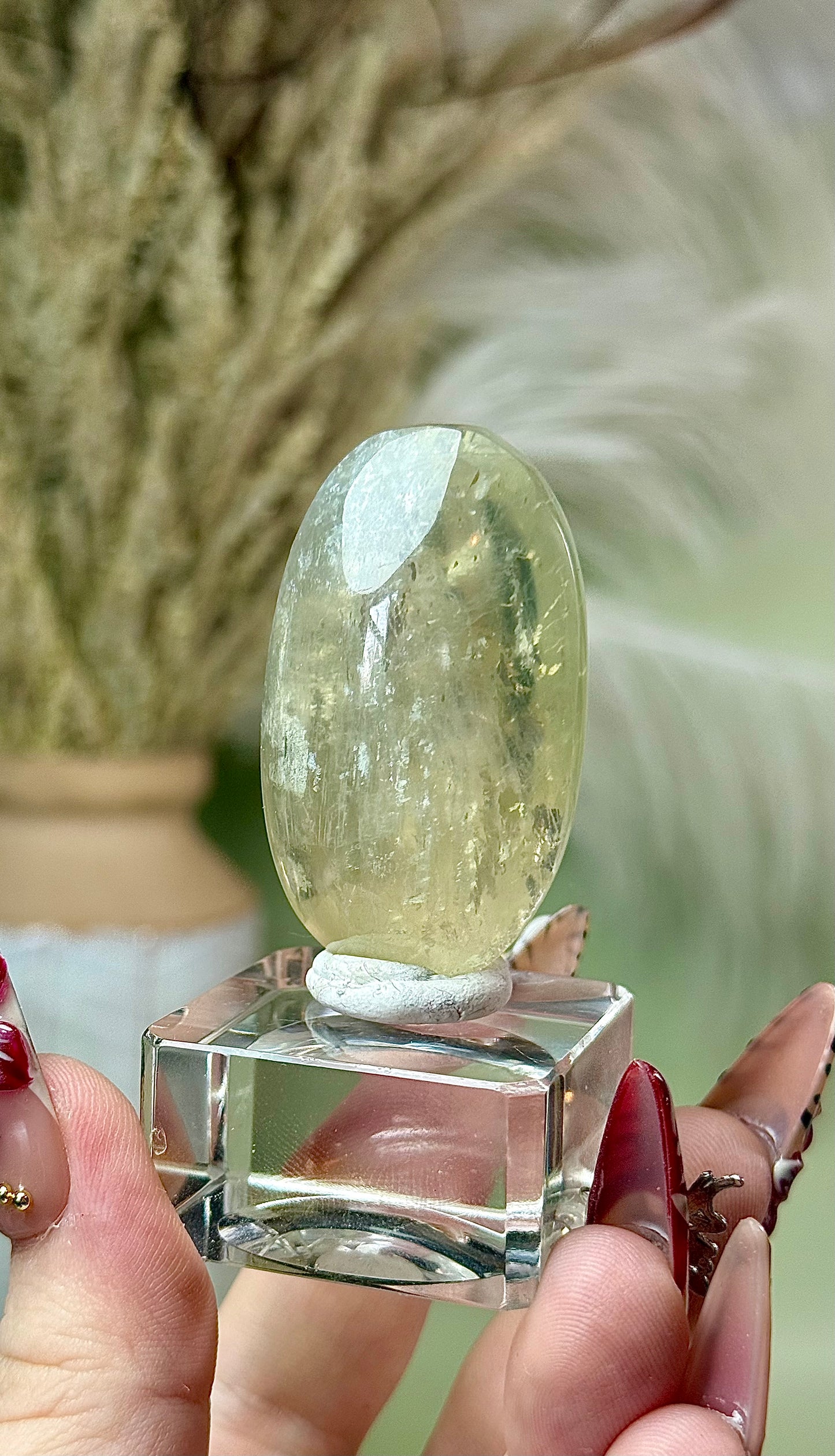 Rare Gem grade Sage moonstone with blue flash palm stone. From Tanzania. (With Sunstone!)