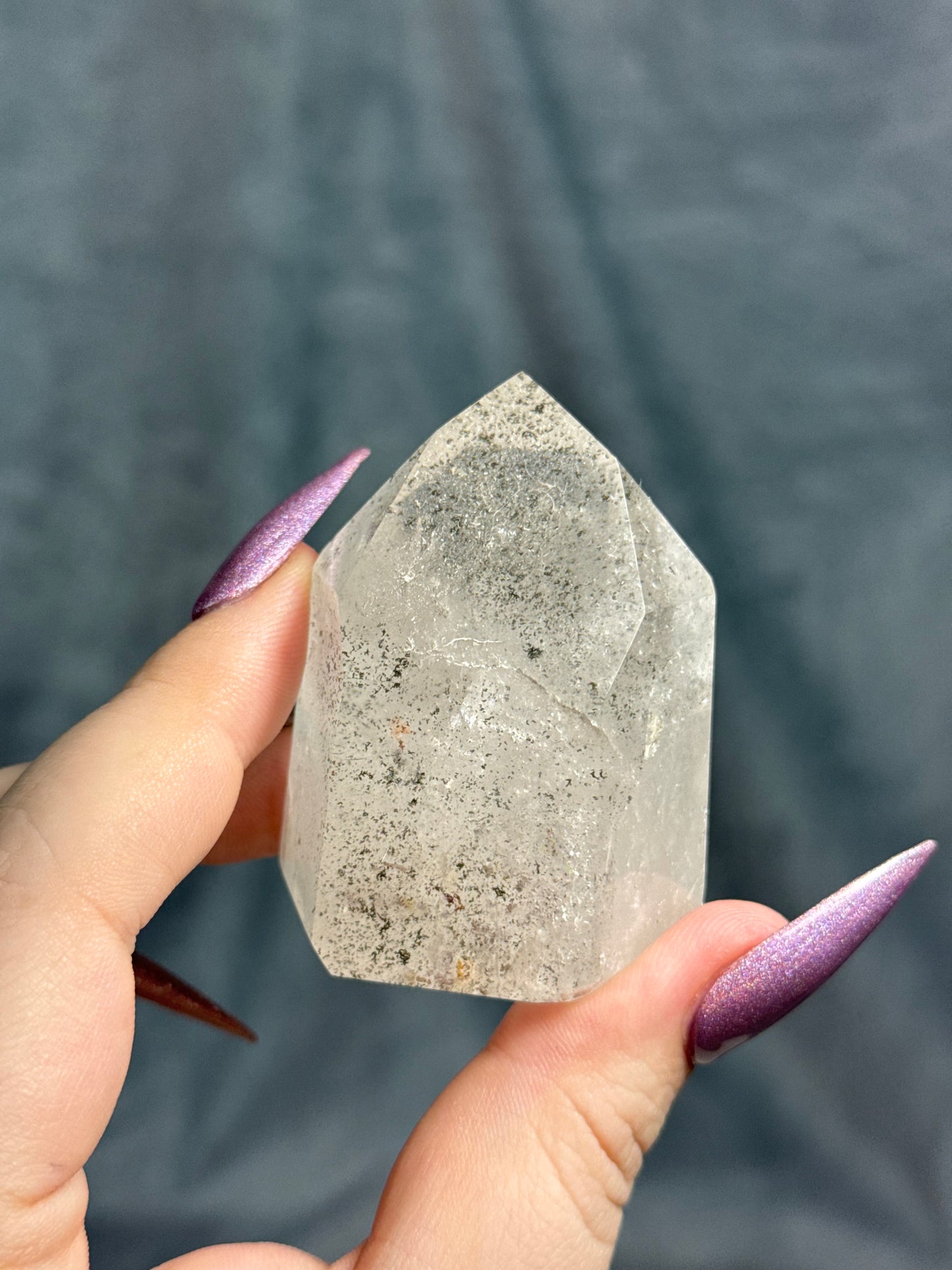 Nightshade Lemurian towers. (Polished Lemurian.)
