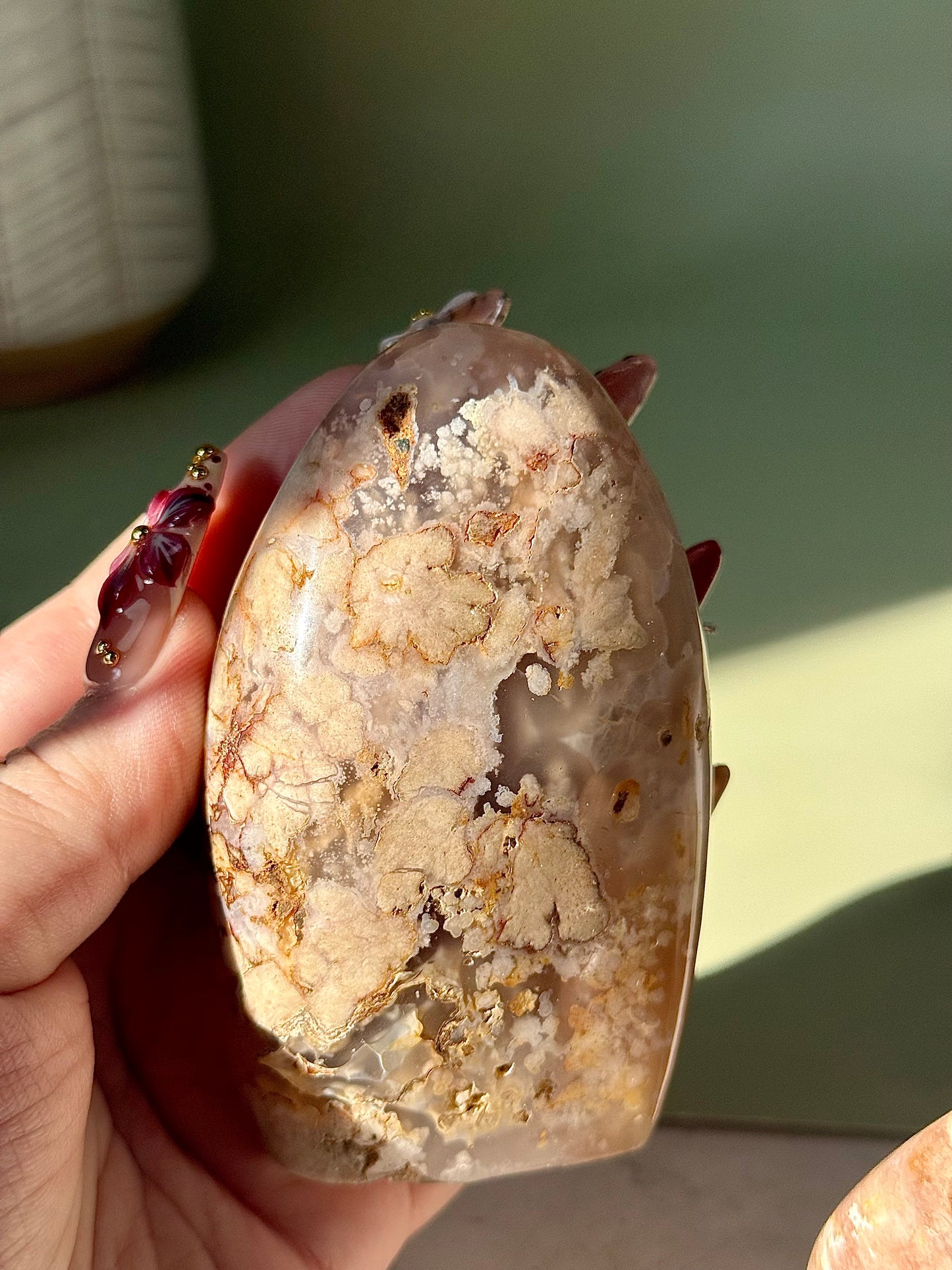 Flower Agate Freeforms.