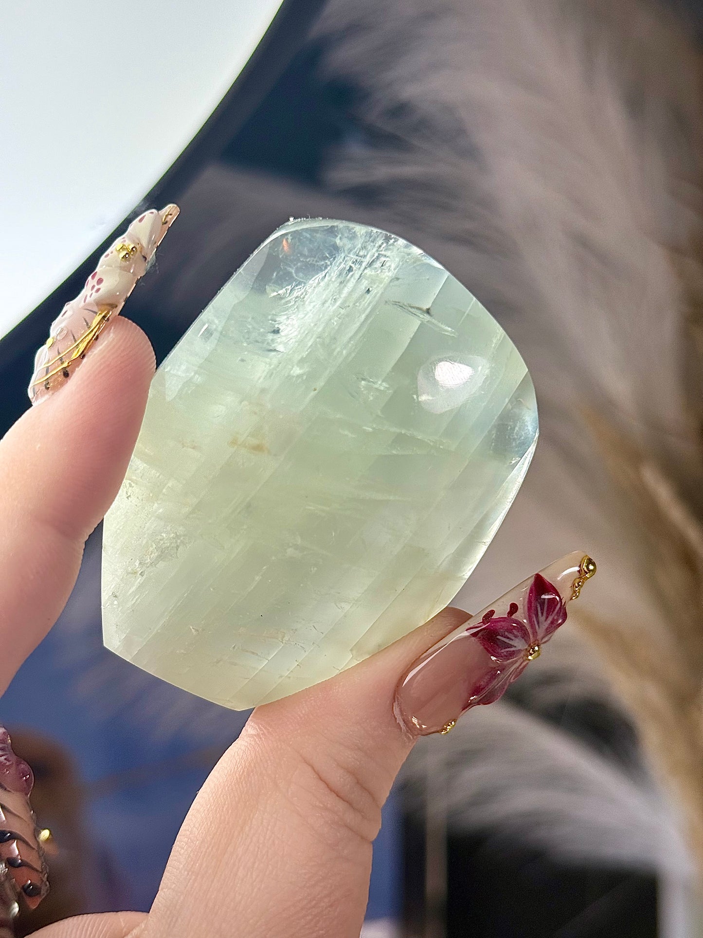 Aquamarine freeform from Brazil.