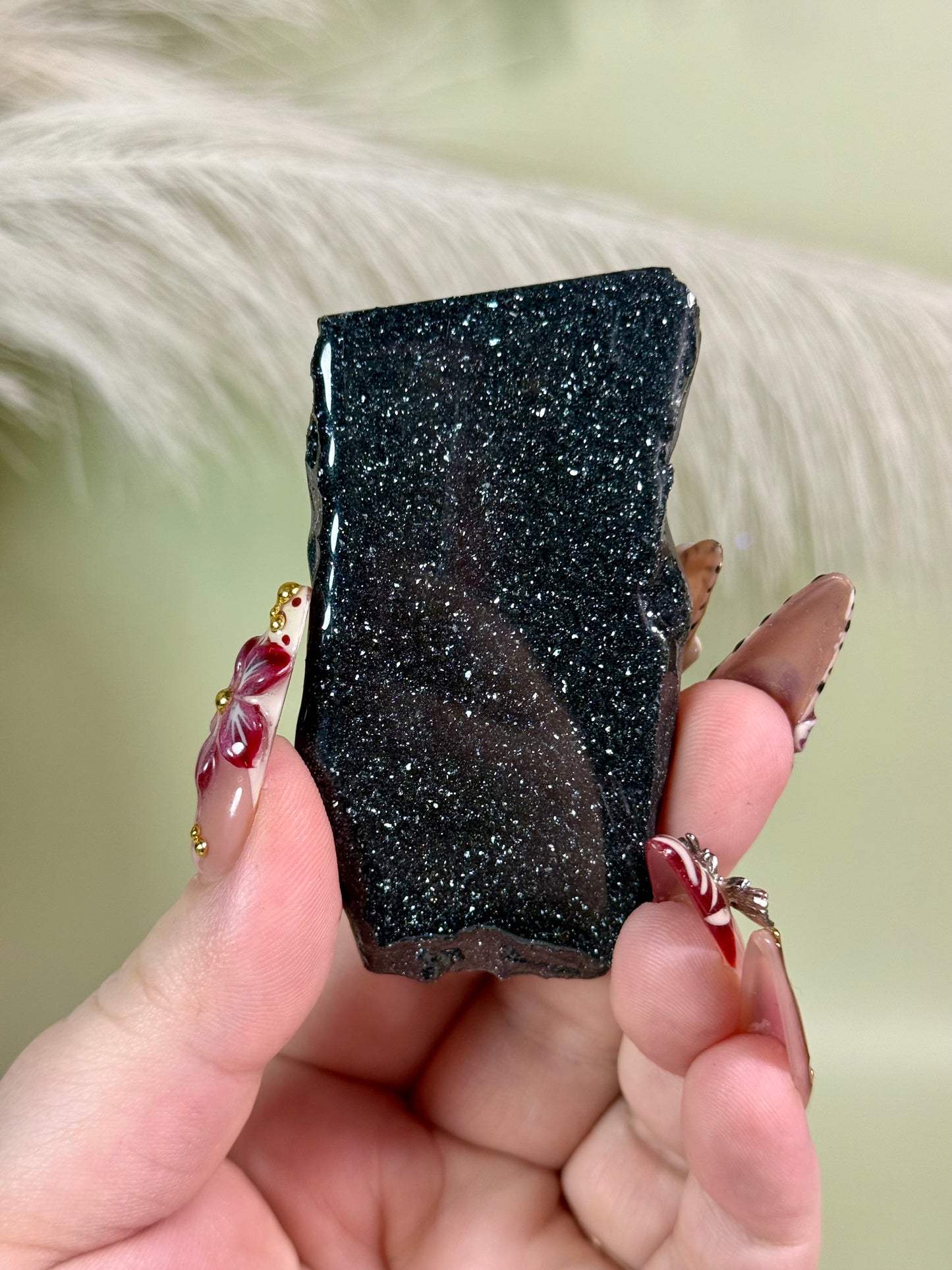 Specularite Hematite slab.