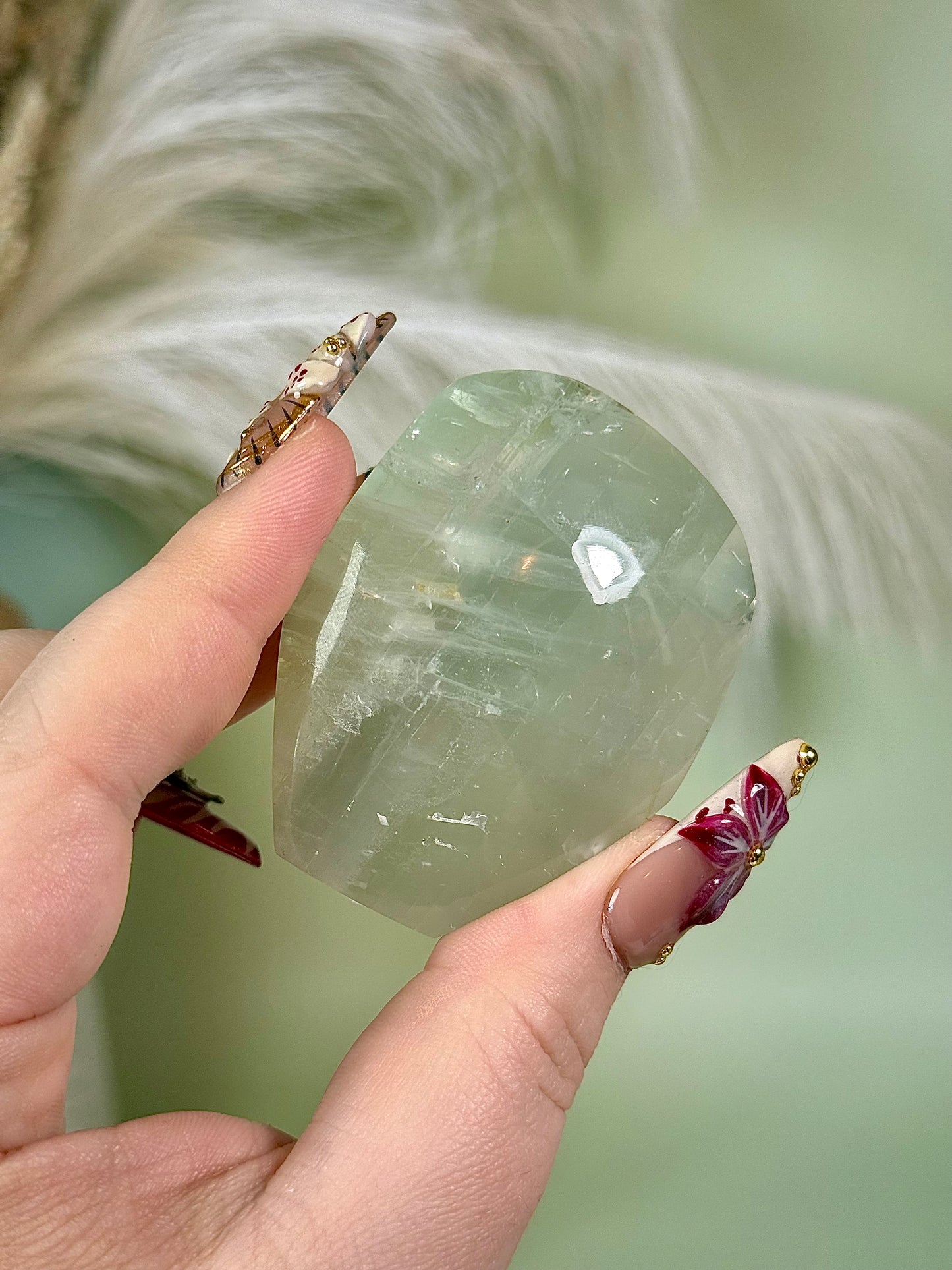 Aquamarine freeform from Brazil.