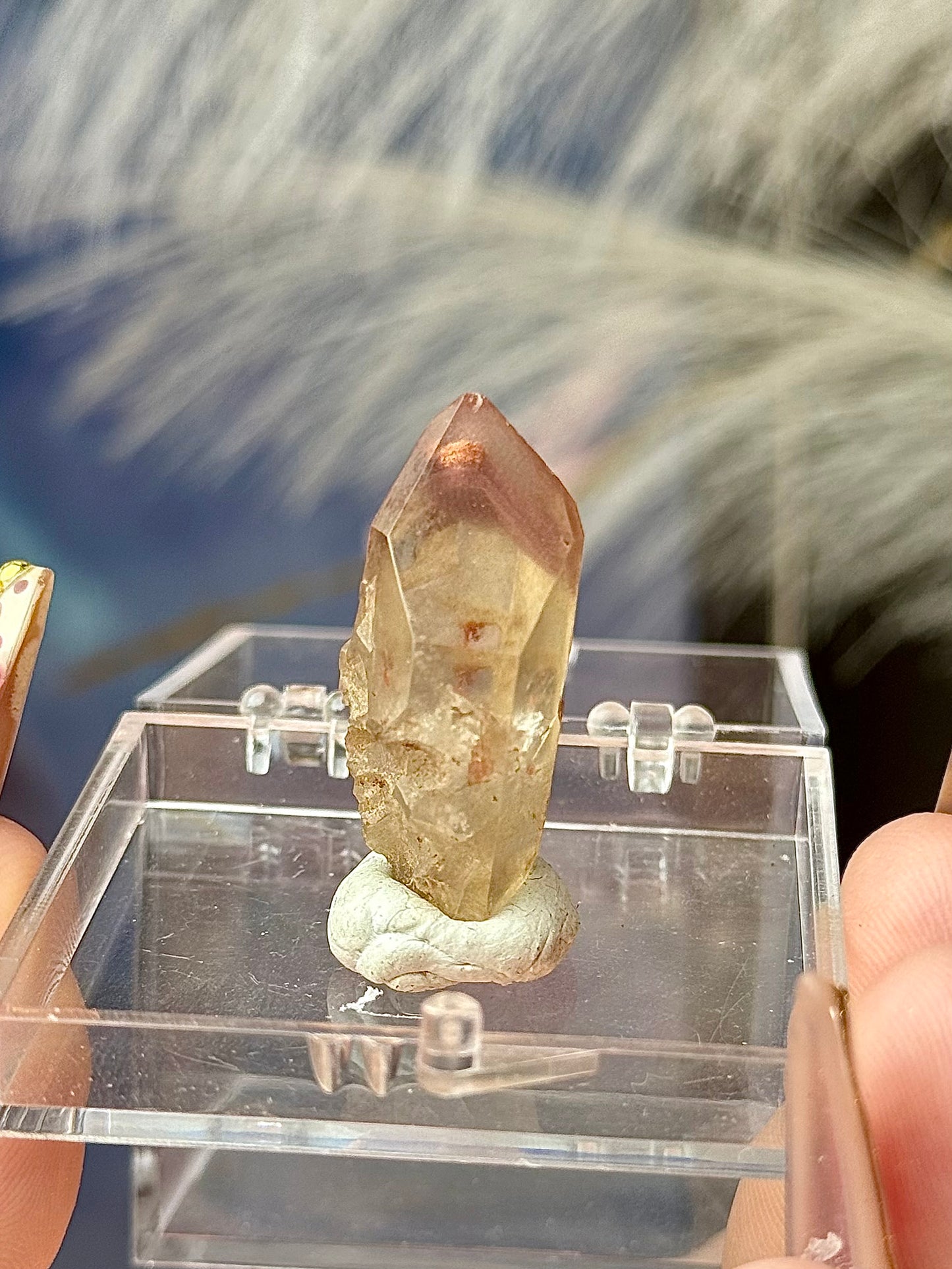 Pink Lithium Citrine.