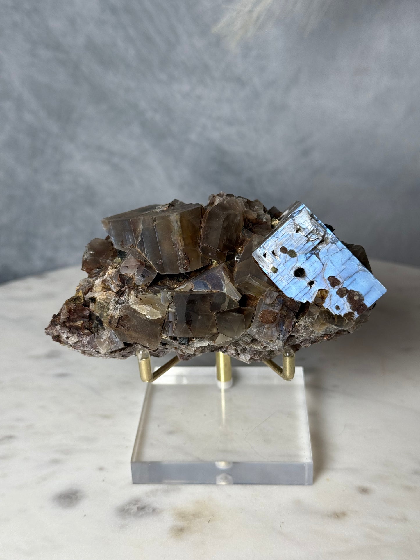 Very rare Crystallized Moonstone specimen from Chihuahua Mexico.