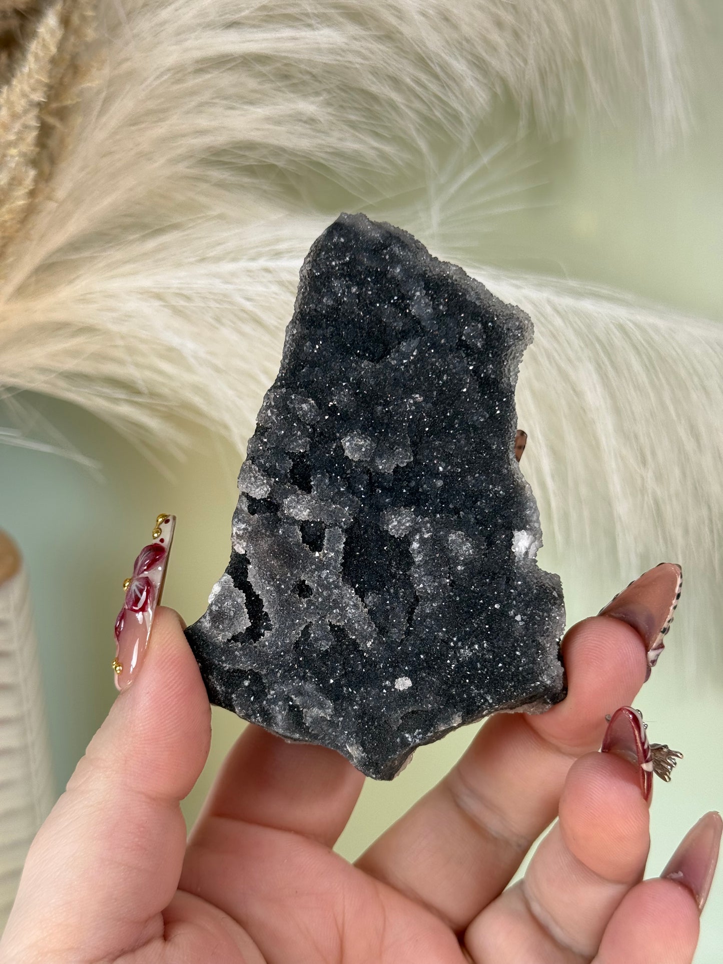 Galaxy black sphalerite specimen.