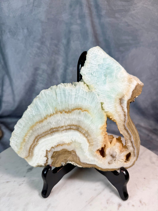 Blue Aragonite slab. 🦢