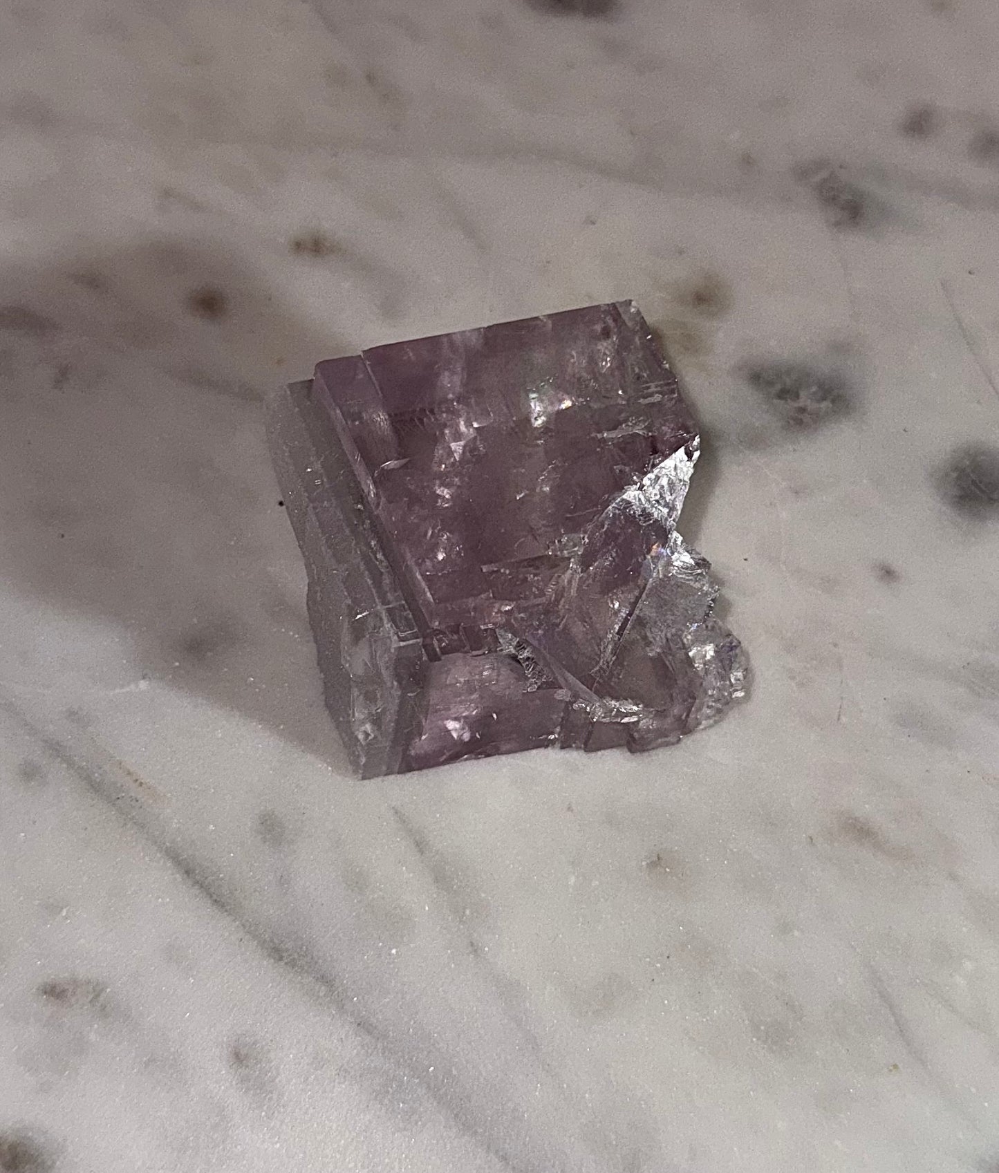 Gemmy pink Balmat calcite