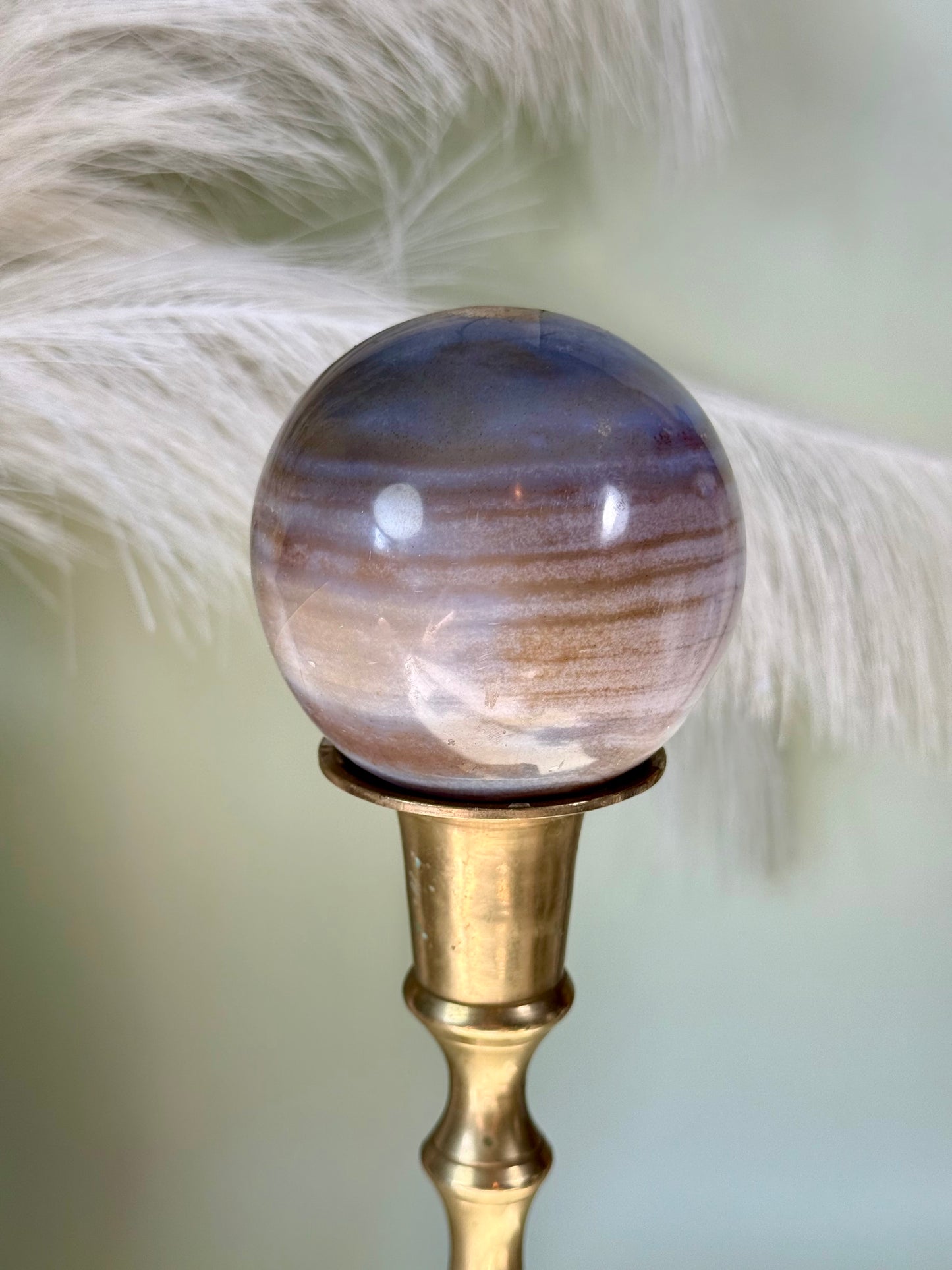Ocean Jasper sphere.