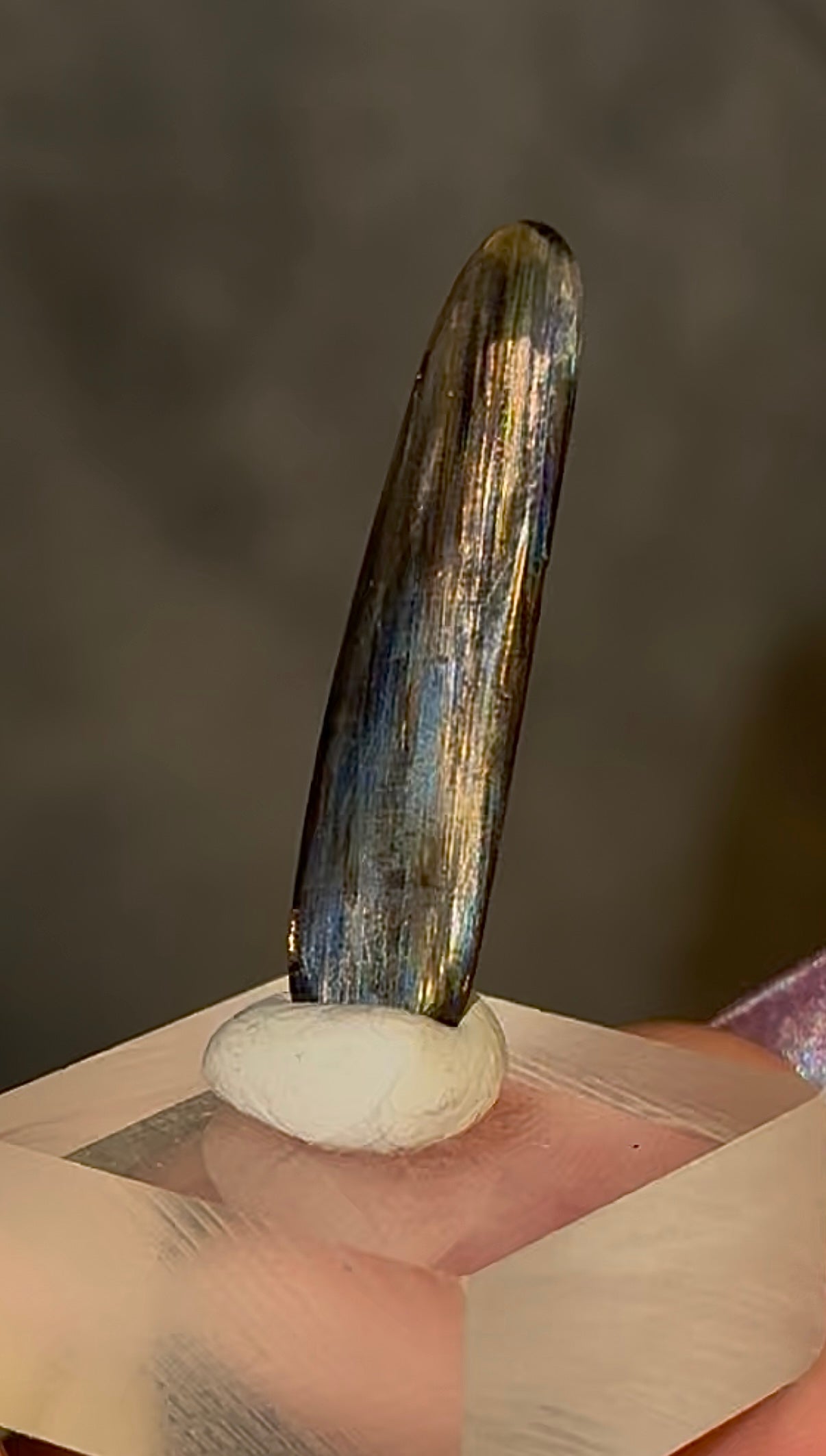 Rare Rainbow Scapolite from India.