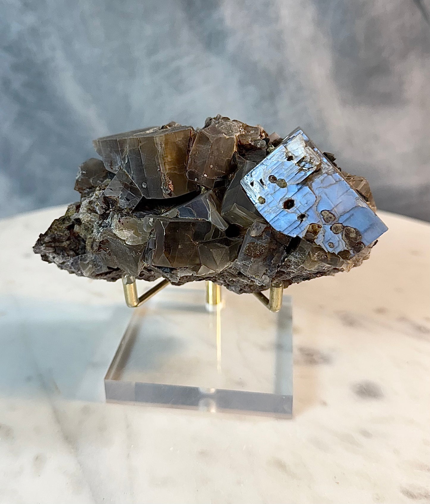 Very rare Crystallized Moonstone specimen from Chihuahua Mexico.