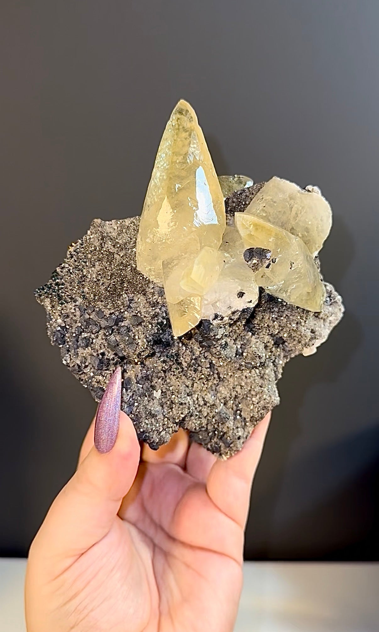 Sweetwater Calite with Chalcopyrite and Galena.