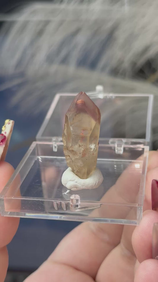 Pink Lithium Citrine.