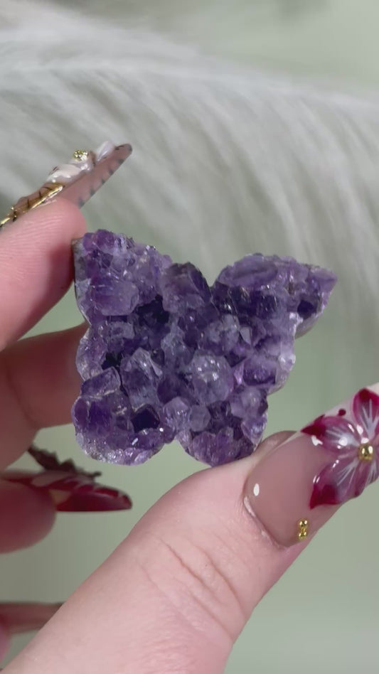 Amethyst butterfly.